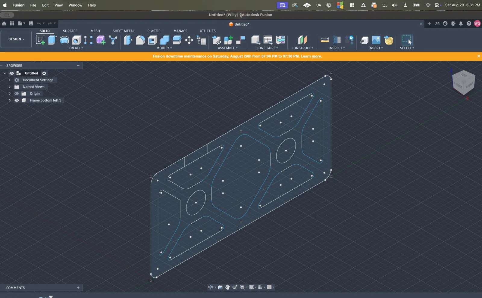 Autodesk Fusion at 0:00